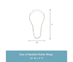 Kenney 13-Piece Medium-Weight PEVA Shower Liner & Roller Ring Set -Home Decor Store 810587946 6