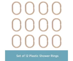 Kenney 13-Piece Lightweight PEVA Shower Liner & C-Ring Set -Home Decor Store 810587949 7