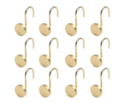 Kenney Resort Portfolio Maldives Shower Curtain Hooks, 12-Pack