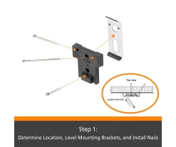 Kenney Fast Fit™ Macie 3-Piece Bath Hardware Set -Home Decor Store 810588000 2