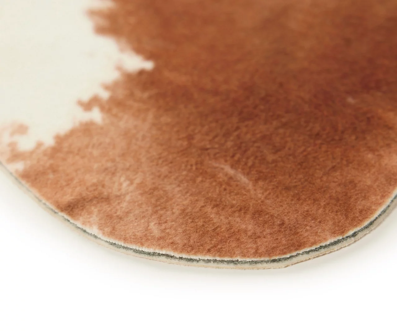 Brayden Brown & White Faux Hide Accent Rug, (29" X 35") 2 Brayden Brown & White Faux Hide Accent Rug, (29" X 35") - Image 2