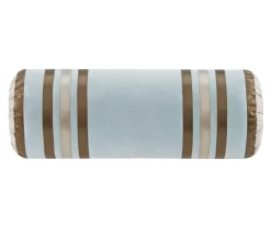 Beverly Light Blue & Brown Color Block Queen 7-Piece Comforter Set -Home Decor Store 810590778 810590777 810590776 6