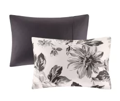 Hannah White & Black Floral Comforter Set 15 Hannah White & Black Floral Comforter Set -Home Decor Store 810590812 810590811 810590810 4