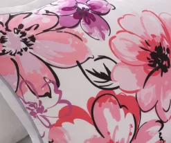 Skye White & Pink Floral King/California King 5-Piece Comforter Set -Home Decor Store 810590830 810590829 810590826 6