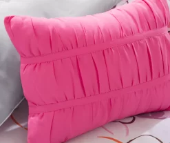 Skye White & Pink Floral King/California King 5-Piece Comforter Set -Home Decor Store 810590830 810590829 810590826 7