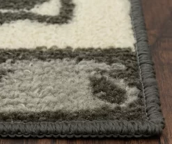 "Good Morning" Gray & Cream Coffee Kitchen Rug, (30" X 18") -Home Decor Store 810591260 4