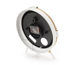 Grecian Getaway White & Tan Rope-Accent Mini Clock -Home Decor Store 810592575 A8 3