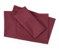 Red Twin 3-Piece Microfiber Sheet Set