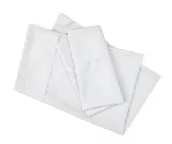 Light Gray Queen 4-Piece Microfiber Sheet Set