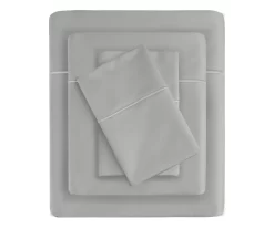 Light Gray 600-Thread Count Pima Cotton King 4-Piece Sheet Set -Home Decor Store 810595439 810595440 810595711 810595713 X0 4