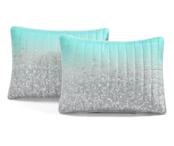 Lush Decor Glitter Ombre Print Quilt Set -Home Decor Store 810595760 6