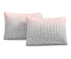 Lush Decor Glitter Ombre Print Quilt Set -Home Decor Store 810595928 5