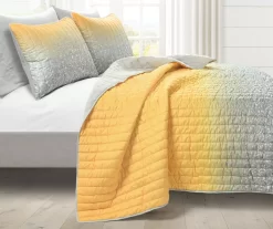 Lush Decor Glitter Ombre Print Quilt & Pillowcase Set -Home Decor Store 810595934 1