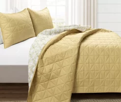 Lush Decor Geometric Reversible Quilt Set -Home Decor Store 810595971 1