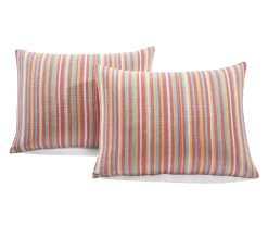 Lush Decor Rust, Yellow & Blue Stripe Quilted Coverlet Set -Home Decor Store 810596058 6