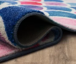 Mohawk Blue & Pink Mermaid Scales Area Rug -Home Decor Store 810599718 A8 5