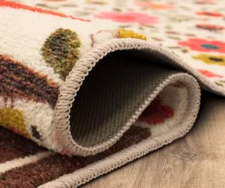 Mohawk Enchanted Forest Beige & Coral Area Rug -Home Decor Store 810599751 A8 5