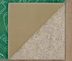 In Control Green & White Area Rug, (8' X 10') -Home Decor Store 810599790 A8 2