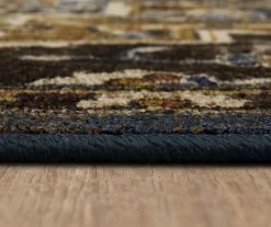 Eason Brown & Navy Ornamental Area Rug, (5' X 8') -Home Decor Store 810600284 A8 4