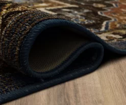 Eason Brown & Navy Ornamental Area Rug, (5' X 8') -Home Decor Store 810600284 A8 5