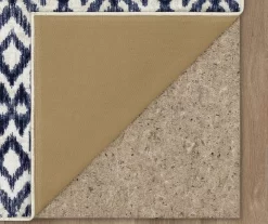 Oreille Navy & White Ikat Accent Rug, (20" X 34") -Home Decor Store 810600465 A8 2