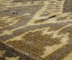 Sage Hollow Gray & Brown Geometric Area Rug, (7.5' X 10') -Home Decor Store 810600476 A8 3