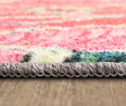 Lova Bright Red & Blue Floral Paisley Area Rug, (8' X 10') -Home Decor Store 810600560 A8 4