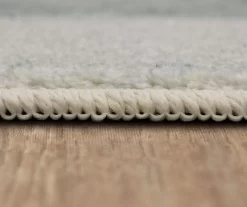 Gold Vein Gray & Blue Abstract Area Rug, (2' X 5') -Home Decor Store 810600586 A8 4