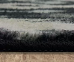 Hip Ikat Charcoal & Gray Area Rug, (5' X 8') -Home Decor Store 810600596 A8 4