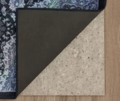 Joliet Black & Blue Mandala Area Rug, (2' X 3') -Home Decor Store 810600612 A8 2