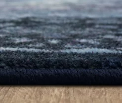 Joliet Black & Blue Mandala Area Rug, (2' X 3') -Home Decor Store 810600612 A8 4