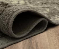 Tecate Gray Bordered Arabesque Accent Rug, (20" X 34") 15 Tecate Gray Bordered Arabesque Accent Rug, (20" X 34") -Home Decor Store 810601073 A8 5