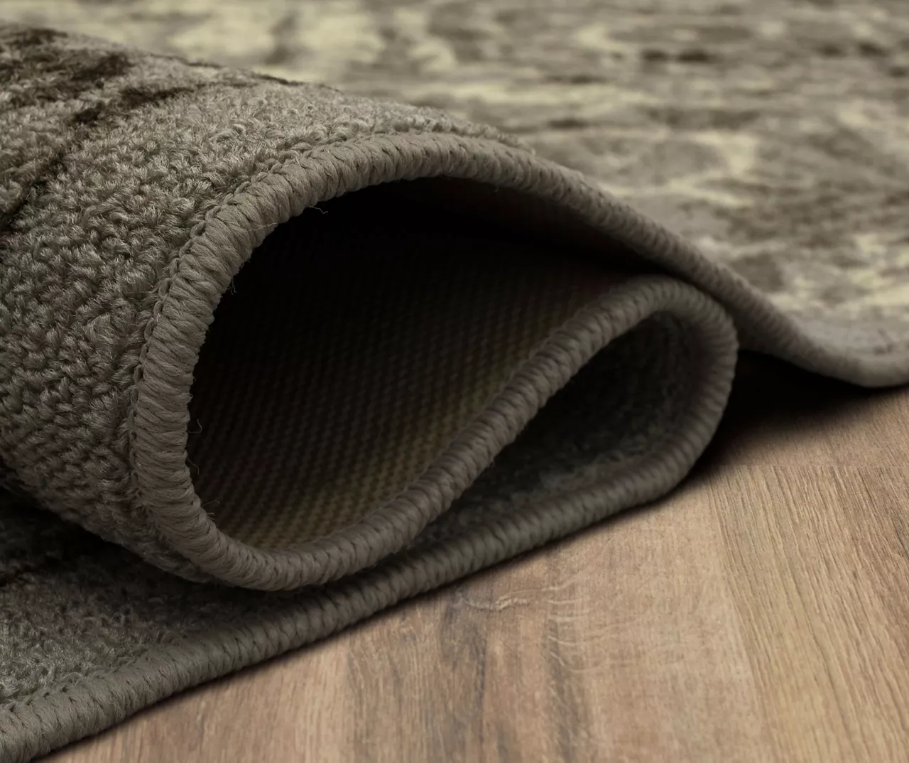 Tecate Gray Bordered Arabesque Accent Rug, (20" X 34") 8 Tecate Gray Bordered Arabesque Accent Rug, (20" X 34") - Image 8