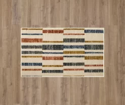 Tilton Beige & Multi-Color Block Pattern Accent Rug, (20" X 34") -Home Decor Store 810601115 A0 2