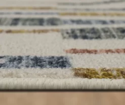 Tilton Beige & Multi-Color Block Pattern Accent Rug, (20" X 34") -Home Decor Store 810601115 A8 4