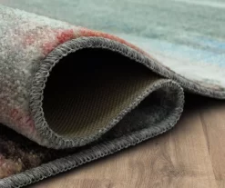 Day Dream Blush & Aqua Abstract Area Rug, (8' X 10') -Home Decor Store 810601243 A8 5