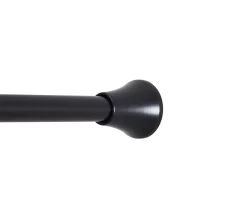 Black Adjustable Shower Rod & Hook Set -Home Decor Store 810602166 A1 4