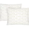 "U.S. Polo" Gold & White Script Pillows, 2-Pack