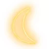 Warm White Crescent Moon LED Neon Wall Light