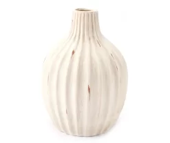 Carved Line Bud Vase, (9.3")