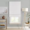 Eclipse Drew White Roman Blackout Shade