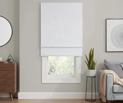 Eclipse Kylie White Blackout Roman Shade