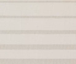 Amari Beige & Oatmeal Stripe Light-Filtering Rod Pocket Curtain Panel, (63") -Home Decor Store 810605557 810605590 810605591 A8 7