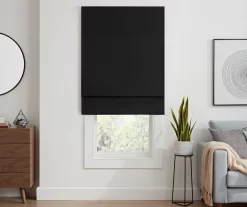 Eclipse Kylie Black Blackout Roman Shade
