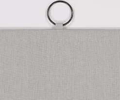 Lucinda Gray Light-Filtering Ring-Top Valance, (108") -Home Decor Store 810605636 810605637 810605638 810605639 A8 6