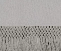 Lucinda Gray Light-Filtering Ring-Top Valance, (108") -Home Decor Store 810605636 810605637 810605638 810605639 A8 7