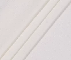 Lucinda Ivory Light-Filtering Ring-Top Valance, (95") 10 Lucinda Ivory Light-Filtering Ring-Top Valance, (95") -Home Decor Store 810605640 810605641 810605642 810605643 A8 3