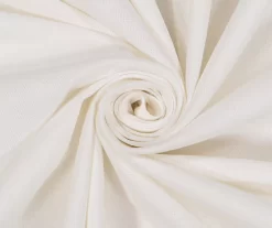 Lucinda Ivory Light-Filtering Ring-Top Valance, (95") 15 Lucinda Ivory Light-Filtering Ring-Top Valance, (95") -Home Decor Store 810605640 810605641 810605642 810605643 A8 8