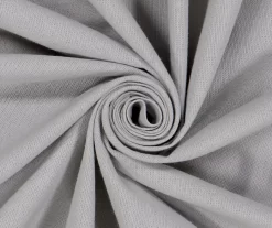 Ardmore Gray Tassel-Accent Light-Filtering Rod Pocket Curtain Panel, (95") -Home Decor Store 810605644 810605645 810605646 810605647 A8 10