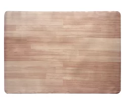 Tan Printed Wood Plank Desk Mat, (34" X 47")